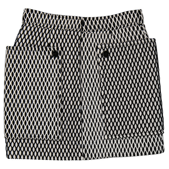 Burberry Mesh And Neoprene Pocket Detail Mini Skirt, Brand
