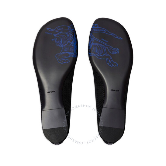 BURBERRY メッシュ ディテール バレリーナ フラット Burberry Mesh Detailed Slip-On Ballerina Flats, Brand Size