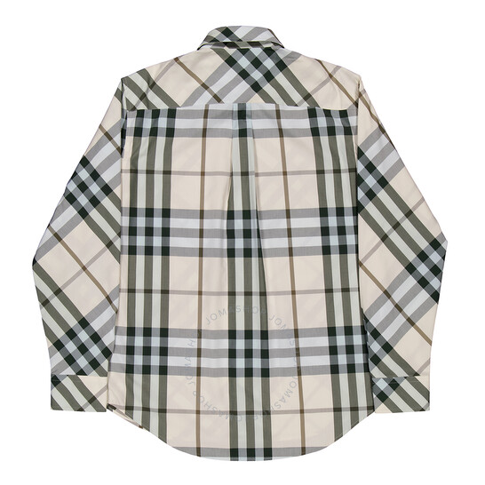 Women's BURBERRY London Nova Check Cotton Shirt Button-Up