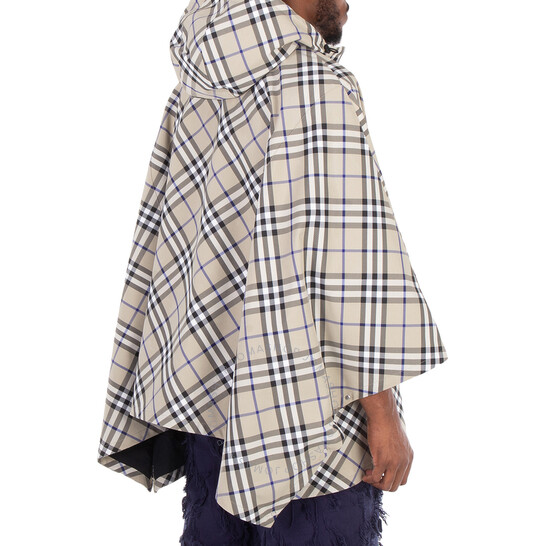 Burberry Nylon Check Poncho, Size XS/S 8095709 - Clothing