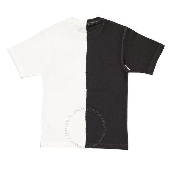 【関税&送料込】Burberry Printed Cotton T-Shirt Printed cotton T-shirt in white - Burberry | Mytheresa