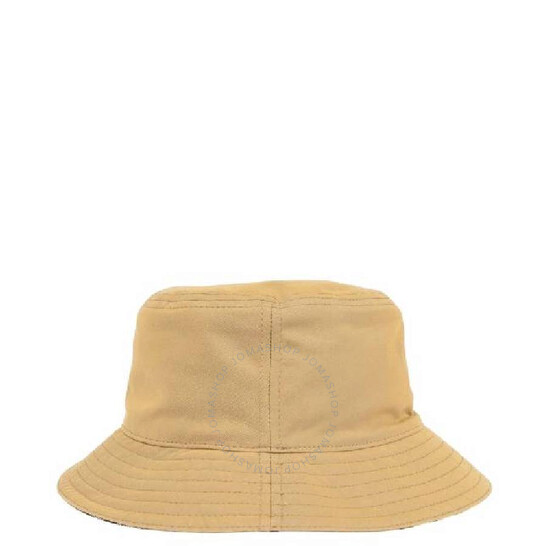 Burberry Reversible Cotton Bucket Hat, Size Medium 8089514
