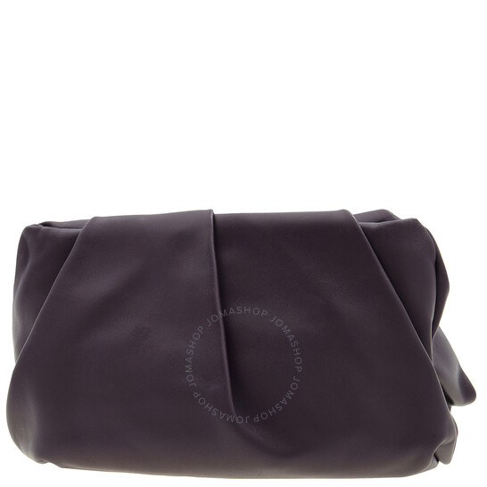 Burberry Rose Leather Clutch In Prune 8076376 5045704459308