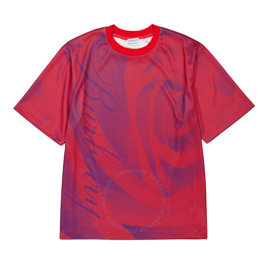 Burberry Rose Print Football T-Shirt, Size XX-Large 8077655