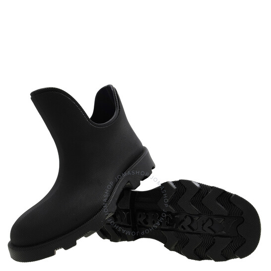 【関税＆送料込み】Burberry Rubber Marsh Low Boots Shoes Rubber Marsh Stamp Low Boots​ in Black - Women | Burberry