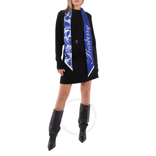 Burberry Silk Rose Print Scarf 8079866 5045704777518 - Jomashop