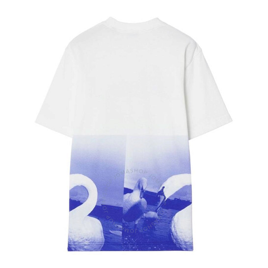 Burberry Swan Graphic T-Shirt, Size X-Small 8077611