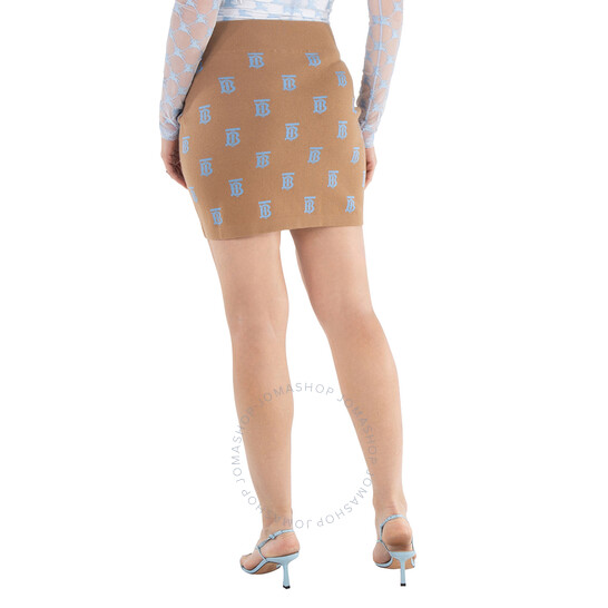 ミニスカート Burberry SS25 Embroidered denim mini skirt (8099675 C1506) Burberry EKD Denim Mini Skirt | Neiman Marcus