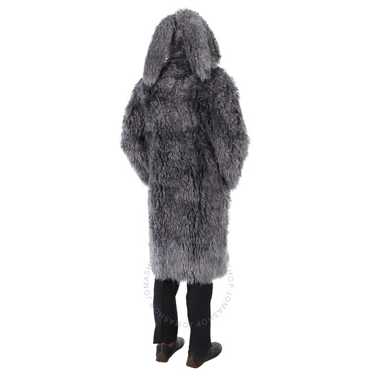 Her Lip ToのFaux Fur Hoodie Duffle Coat herlipto Faux Fur Hoodie Duffle Coat