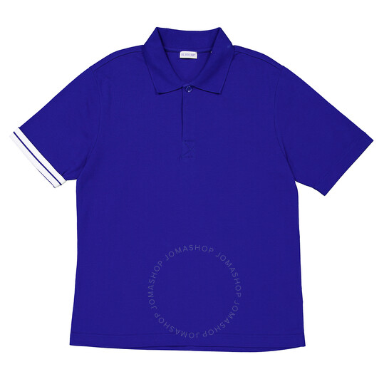 Burberry Tipped Short-Sleeve Polo Shirt, Size Large 8082125