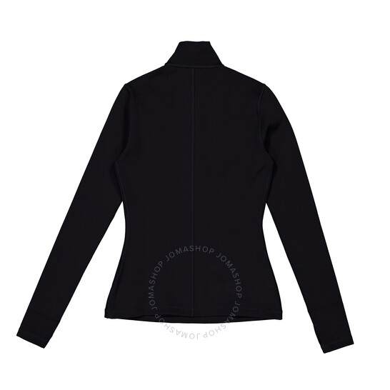 Burberry Turtle-Neck Half-Zip Straight Hem Jumper, Size