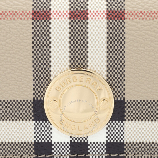 Burberry Vintage Check Ladies Logo-Plaque Wallet 8066057
