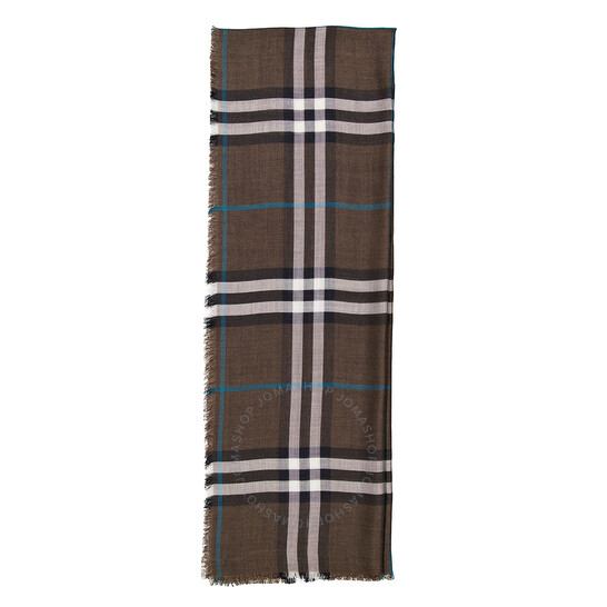 Burberry Vintage Check Printed Frayed-Edge Scarf 8090751