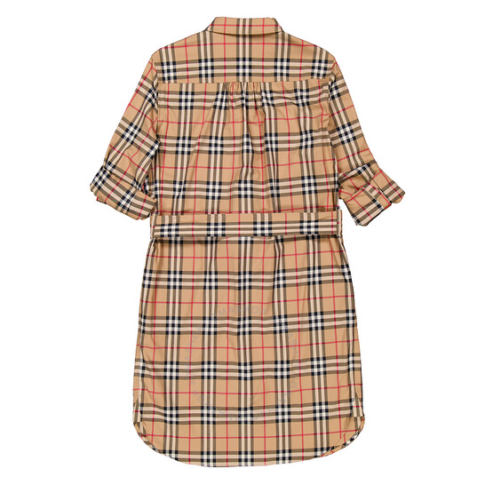 ★Burberry★ Vintage Check Tie Waist Shirt Dress Archive Bei Burberry Vintage Check Tie Waist Shirt Dress in Archive