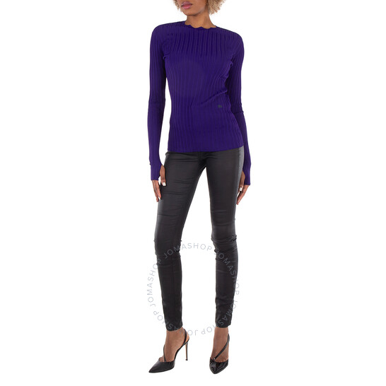 Burberry Viscose Blend Sweater, Size X-Small 8077685