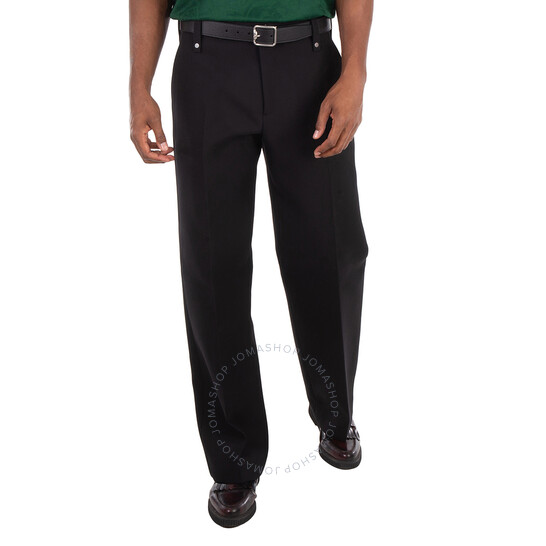 Burberry Wool Blend Tailored Trousers, Brand Size 48 (Waist
