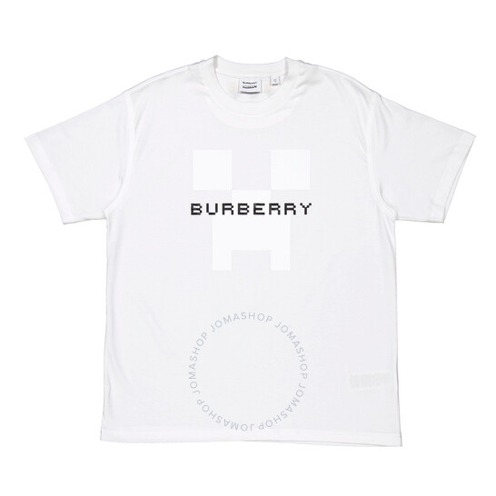 BURBERRY バーバリー ロゴプリント 半袖Tシャツ ホワイト - メルカリ