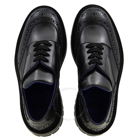 Burberry x Tricker's Devon Almond Toe Comfort Derby Shoes