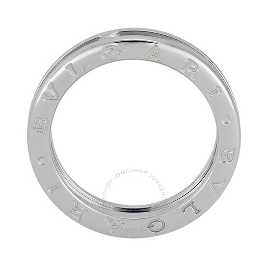 Bvlgari B.Zero1 18K White Gold 1-Band Ring, Brand Size 52