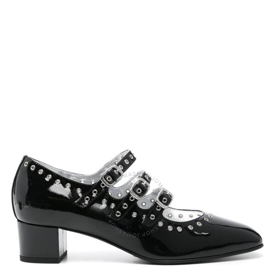 シューズ・サンダルその他 CAREL PARIS Woman Shoes Black 331763 Carel Ladies Black Patent Eyelet Leather Mary Jane, Brand