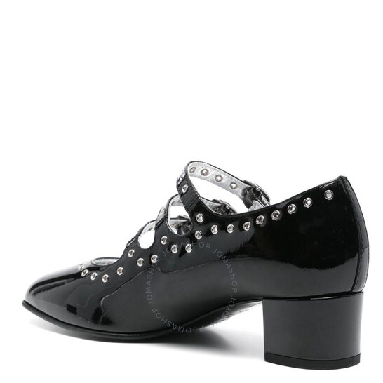 ローファー・オックスフォード CAREL PARIS Women Shoes 332062BLACKPATENTLEATHER Black Carel Ladies Black Patent Eyelet Leather Mary Jane, Brand