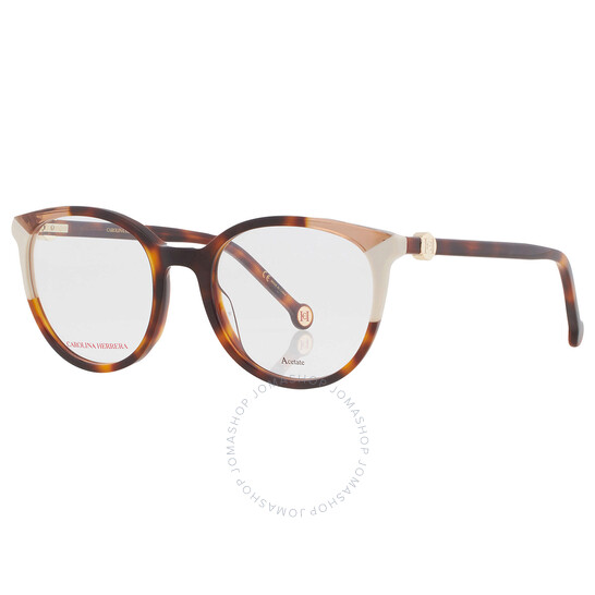 Carolina Herrera Demo Round Ladies Eyeglasses CH 0056 0C1H