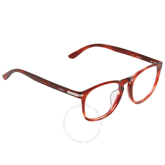 Cartier Demo Square Eyeglasses CT0017OA 003 53 7630047801563