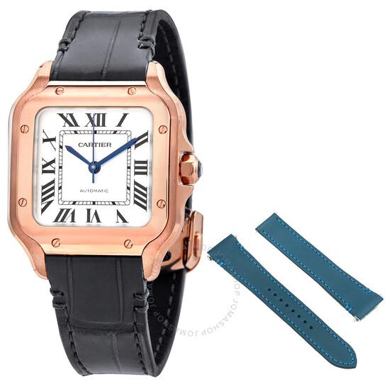 【Cartier】santos de Cartier LM コマ2つ Santos de Cartier 40mm Diamond Paved Dial with Arabic