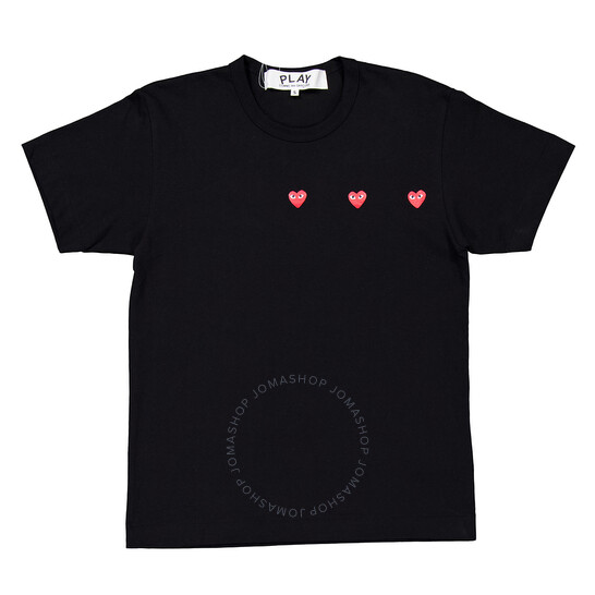 Tシャツ・カットソー COMME DES GARCONS PLAY Men T-shirt Black AXT337 1 Play Comme des Garçons: Black T-Shirt (Black) | DSMNY E-SHOP