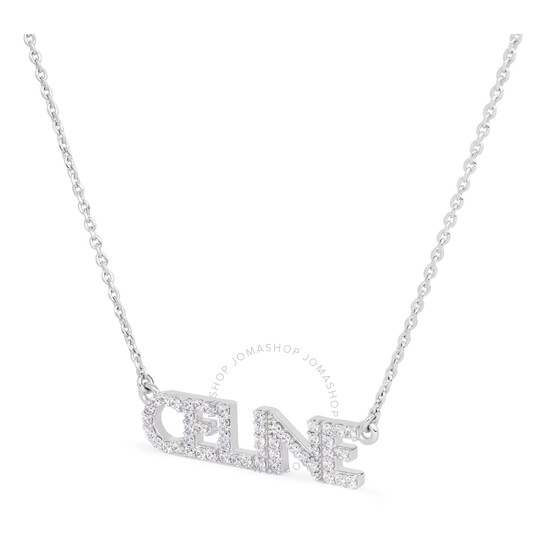ネックレス・ペンダント CELINE MONOCHROMS STRASS NECKLACE Celine Ladies Monochroms Strass Necklace 460YR6BCZ.36SI