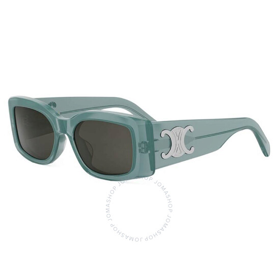 Celine Maxi Triomphe Smoke Square Ladies Sunglasses CL40282U