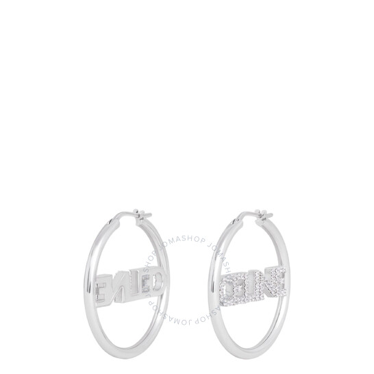 CELINE ピアス Monochroms Strass Hoops Earrings 460YU6BCZ Celine Monochroms Strass Hoop Earrings 460YU6BCZ.36SI