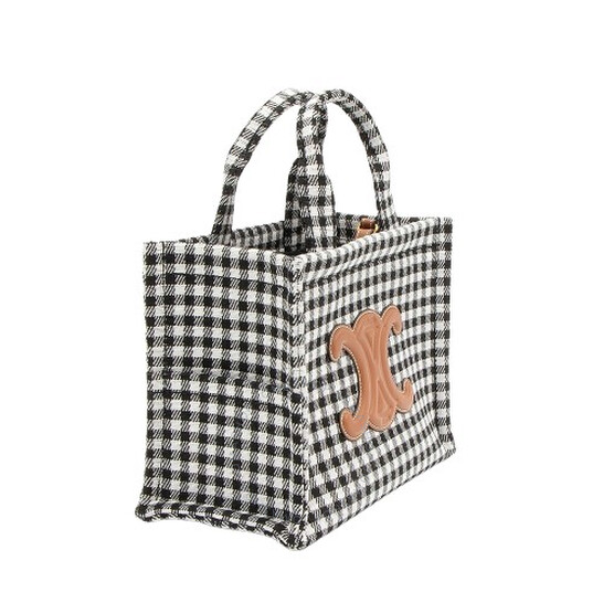 トートバッグ Celine Borsa Thais Piccola In Rafia SMALL CABAS THAIS IN RAFFIA AND CALFSKIN - TAN | CELINE