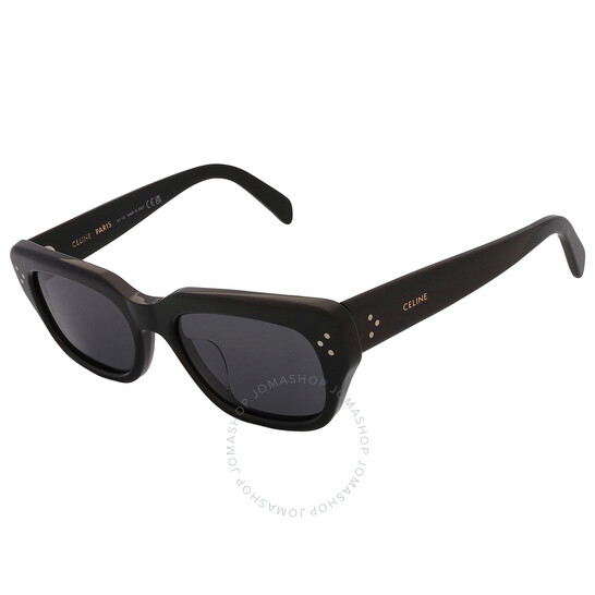 Celine Smoke Square Ladies Sunglasses CL40267U 01A 54