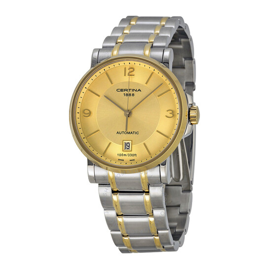 Certina DS Caimano Automatic Champange Dial Two-tone Men's