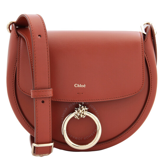 Chloé Arlene Small Ring Half-Moon Crossbody Bag