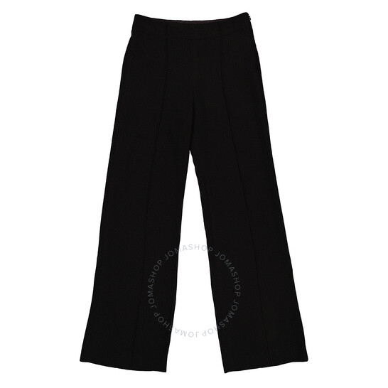 パンツ Chloe PANTS (CHC23APA46168 001) Chloé Ladies Black Wide Leg Flared Trousers, Brand Size 40