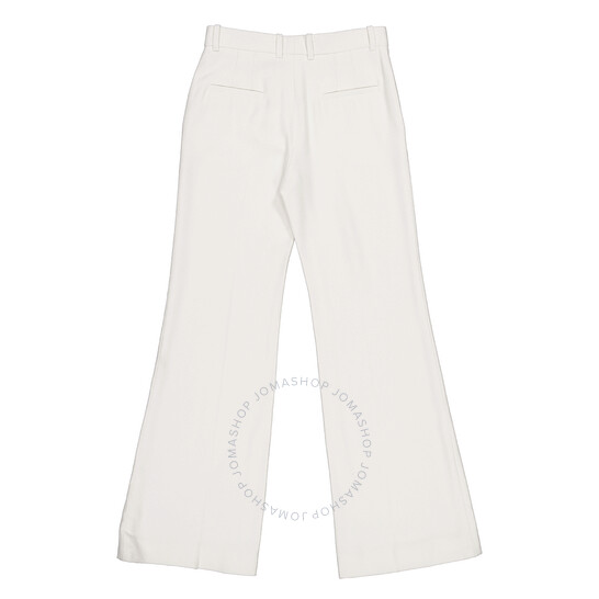 パンツ Chloe FW23 Smart pants (CHC23WPA11065 001) Chloé Ladies Iconic Milk Wide-Leg Pants, Brand Size 40 (US