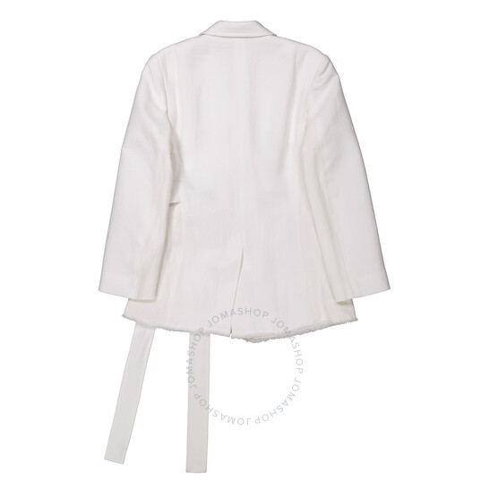 Chloé Ladies Iconic Milk Double-Breasted Belted Blazer