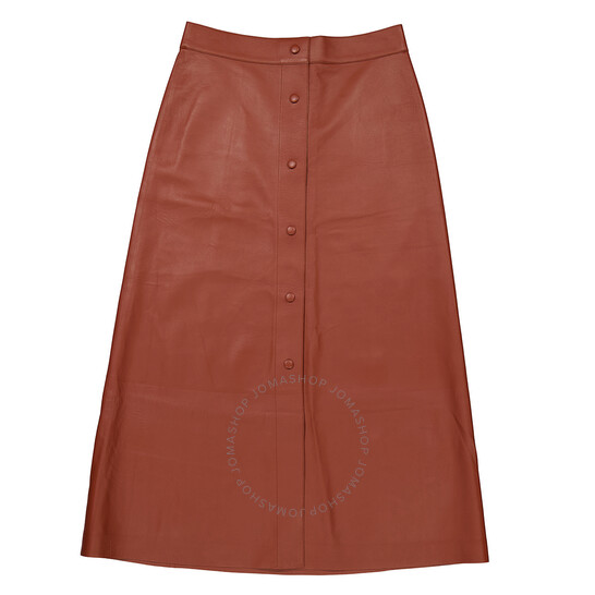 スカート CHLOE Women Skirts C22AMJ02550871 Orange Authentic Chloe Silk Orange Lace Skirt Size 36 New With Tags