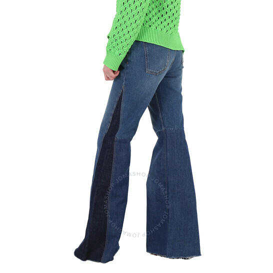 デニム・ジーパン Chloe Flared Blue Jeans Chloé フレアジーンズ | ブルー | FARFETCH JP