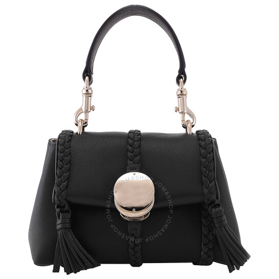 Chloé Penelope Leather Shoulder Bag CHC23AS575K15-BLACK
