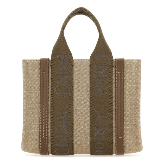 【Chloe】SMALL WOODY TOTE BAG◆CHC23AS397L17 Chloé Small Woody Tote Bag - Dark Nude CHC23AS397L1729