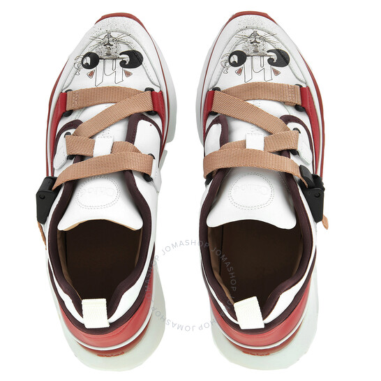 スニーカー Chloe Sonnie Leather Low-Top Sneakers Chloé Women's White Sonnie Low Top Leather Sneaker Shoes