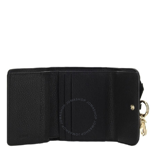 Chloé Tri-Fold Alphabet Compact Leather Wallet