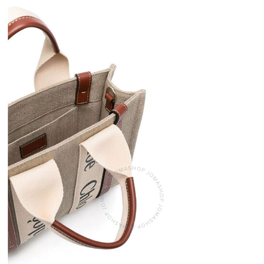 CHLOE｜ (CHC22AS397I26 91J) Chc22as397i2691j Small Canvas and Leather Tote Bag by Chloe