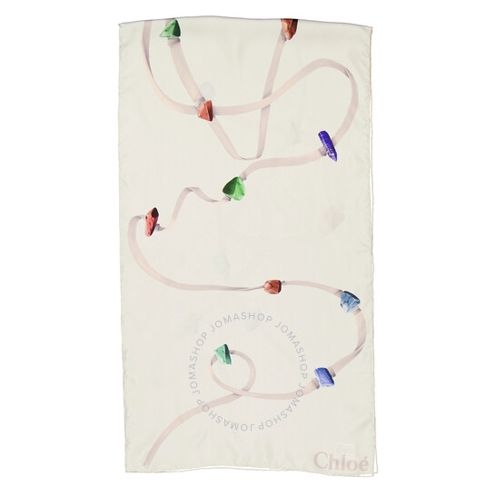 スカーフ CHLOE Woman Neck scarf Multicolor CHC25UT085TWI 6BI w421.jpg