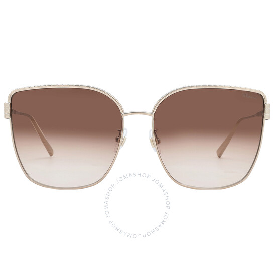 Chopard Brown Gradient Cat Eye Ladies Sunglasses SCHG67M