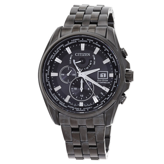 Citizen Perpetual Alarm Chronograph Quartz Black Dial Men's