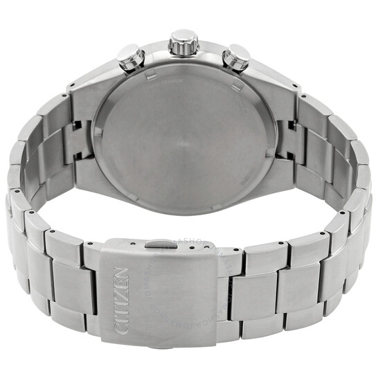 Citizen Super Titanium Chronograph Eco-Drive Red Dial Men's